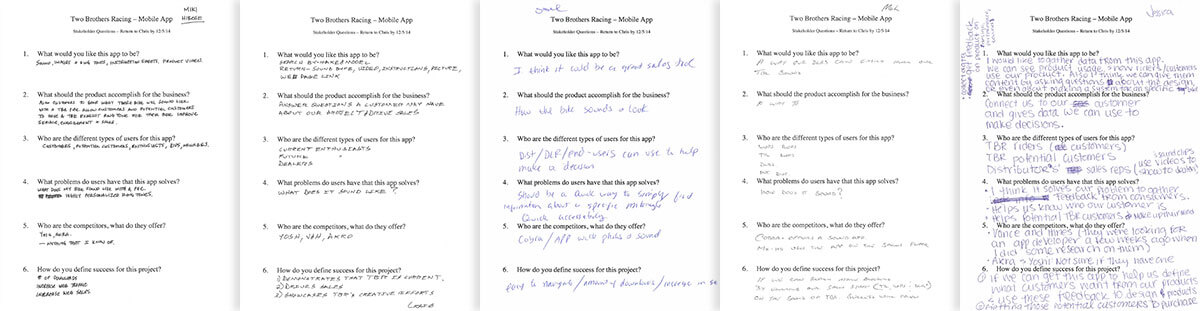 UX Design kickoff meeting